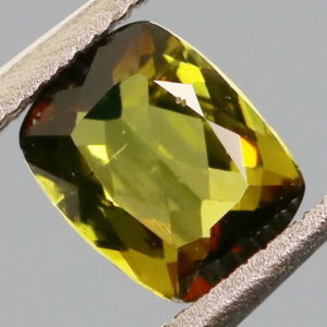 Sultry .50ct untreated olive yellow Tourmaline