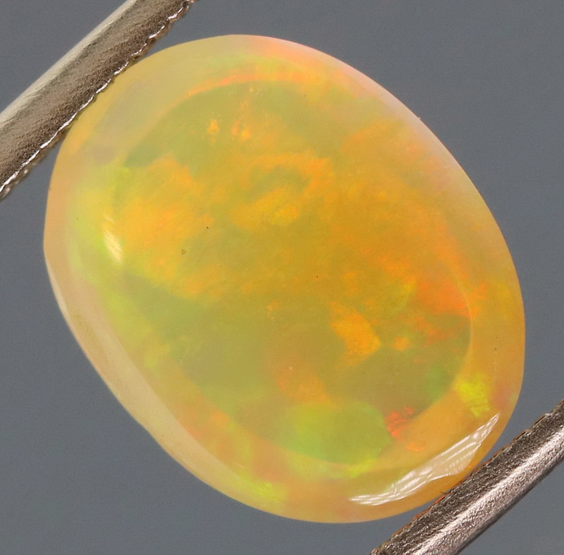 Glowing! 1.71ct full cover multi-pattern Jelly Opal