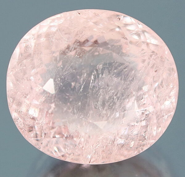 Simply gorgeous 13.86ct UNHEATED whisper pink Morganite