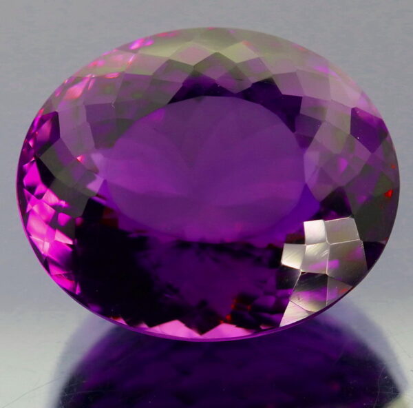 Heavy glittering MASSIVE 56.23ct unheated violet Amethyst