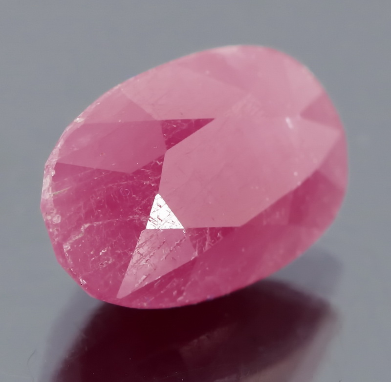 Violet pink UNHEATED 10.61ct Winza Ruby