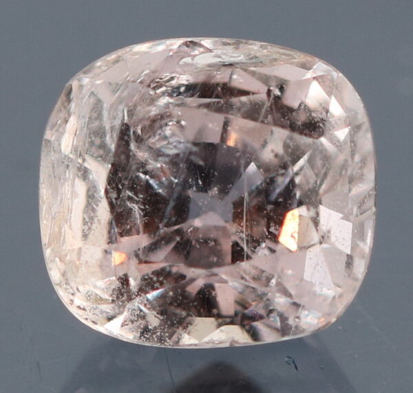 Glittering 1.31ct silver pink sapphire
