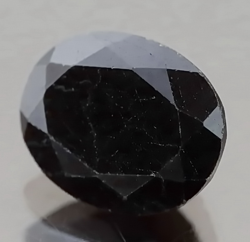 Heated only! 3.54ct blue black Sapphire