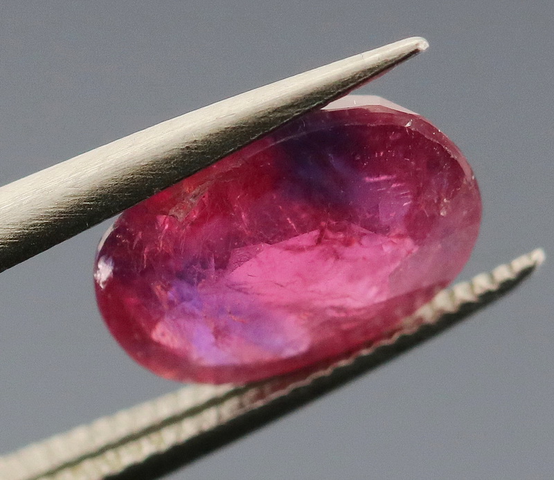 Dynamic 2.13ct Violet red Ruby