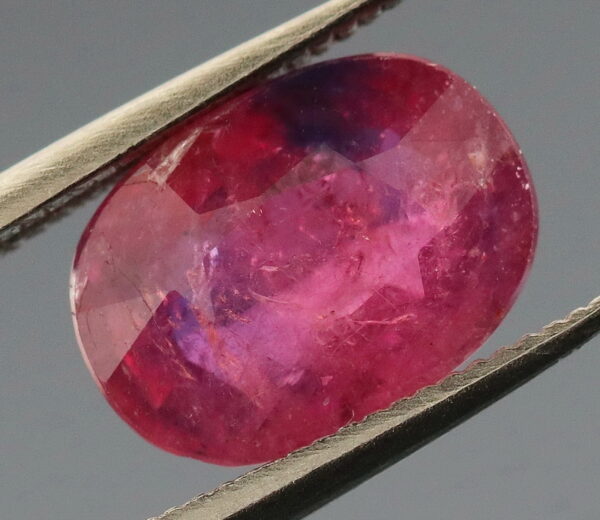 Dynamic 2.13ct Violet red Ruby