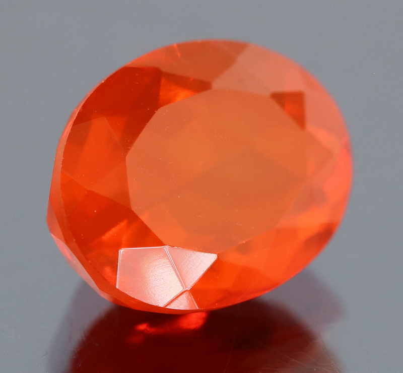 Rich blood orange 2.81ct Mexican Fire Opal