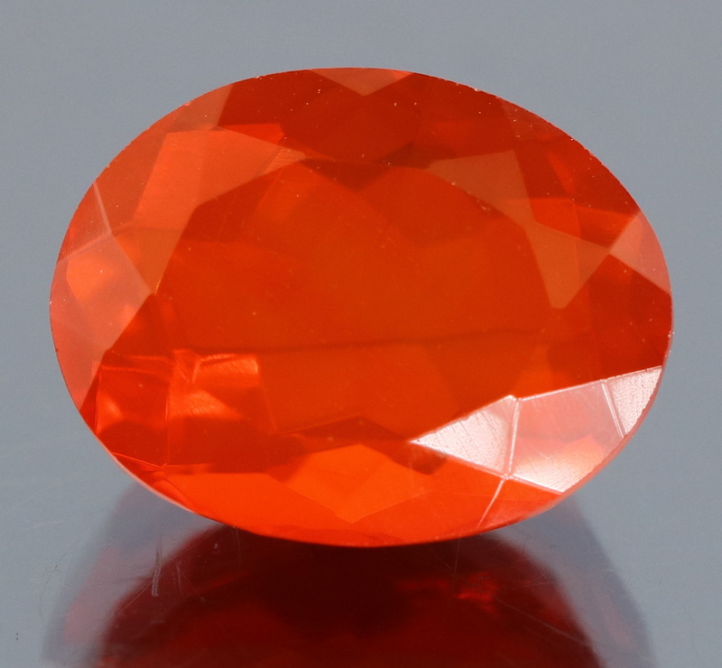 Rich blood orange 2.81ct Mexican Fire Opal