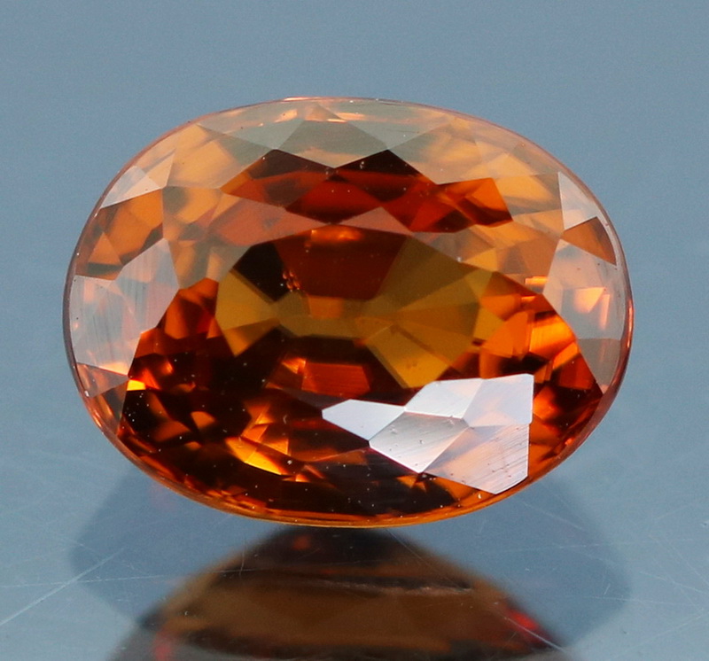 Top luster 1.64ct natural Imperial Zircon