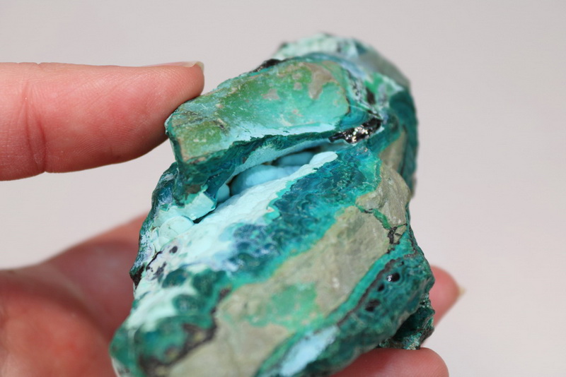 Collectors large 1,195ct blue and green Chrysocolla
