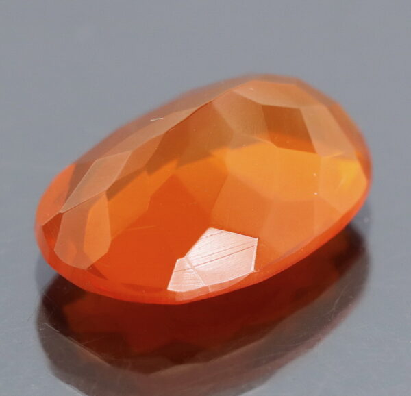 Rich blood orange 5.77ct Mexican Fire Opal