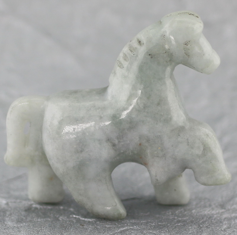 Cute 166.37ct Jade horse carving