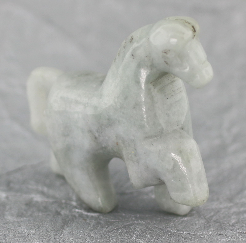 Cute 166.37ct Jade horse carving