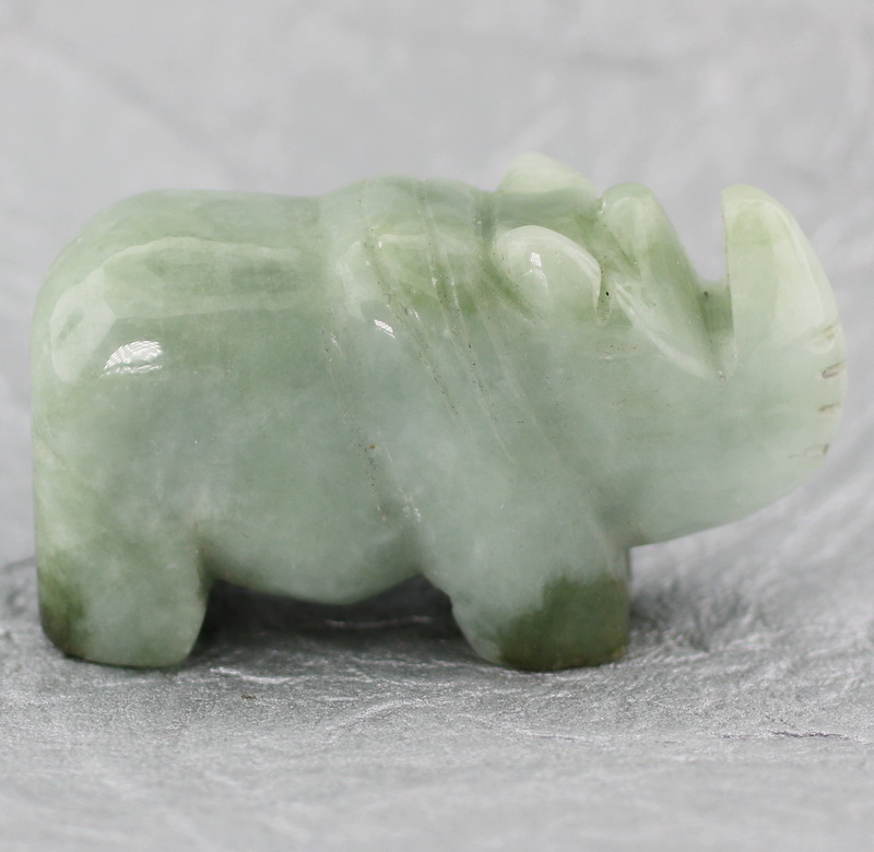 Outstanding 330.33ct Jade rhino carving