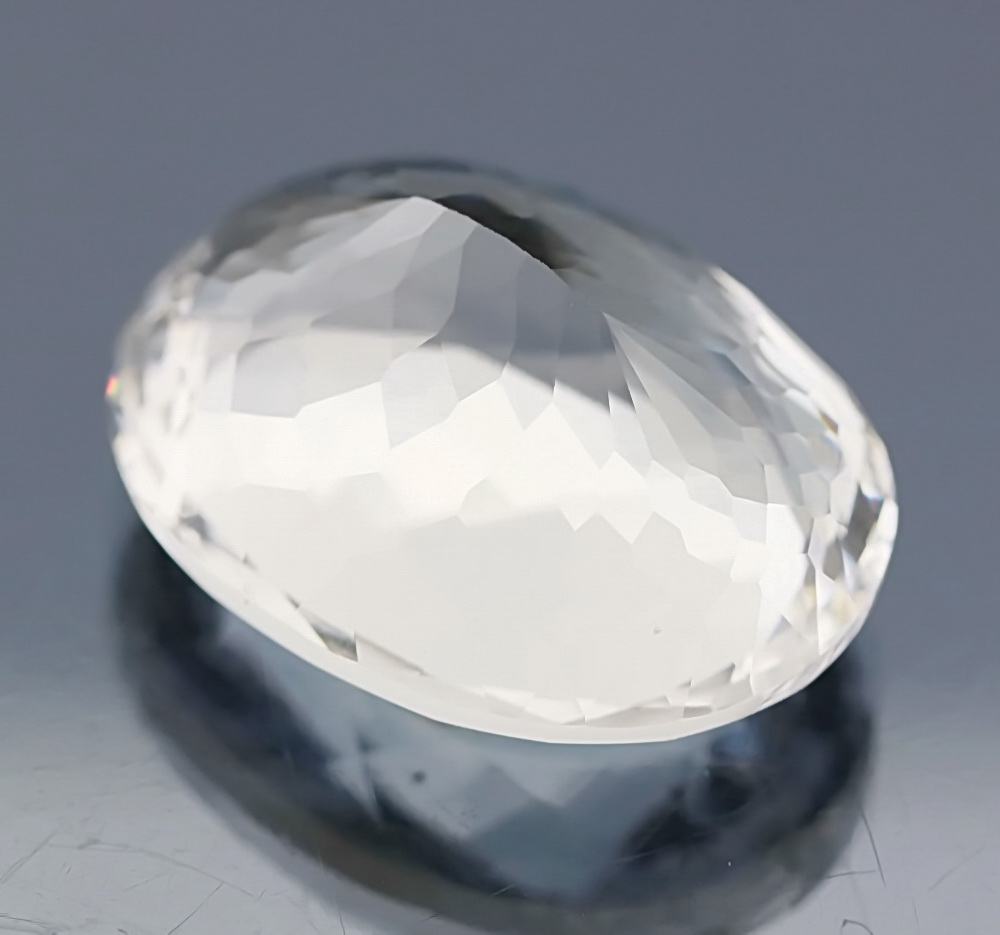 Huge eye clean 23.86ct top gem grade diamond white Quartz