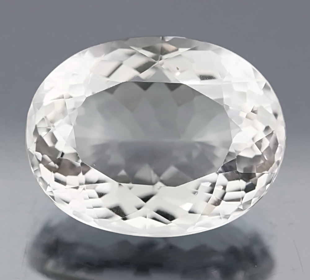 Huge eye clean 23.86ct top gem grade diamond white Quartz