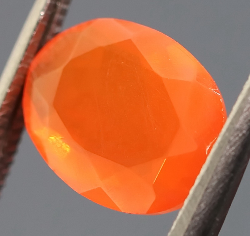 Amazing color 1.38ct mandarin orange Fire Opal