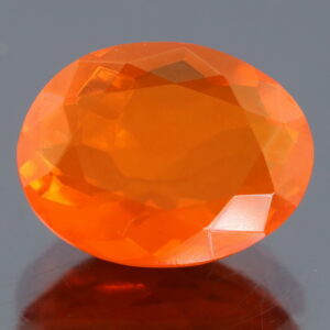 Rich red orange 5.21ct Mexican Fire Opal