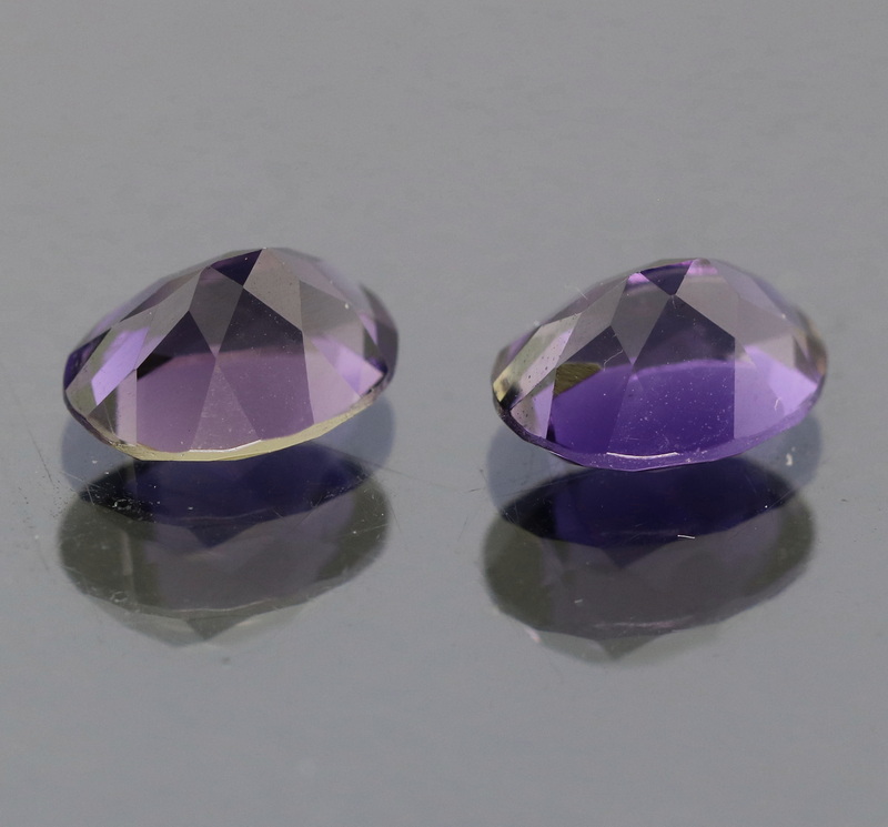 Collectors 2.25ct blue violet hue Iolite pair
