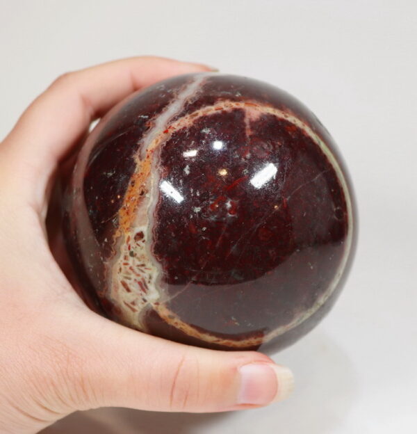MASSIVE!!! 3,830ct Brecciated jasper sphere