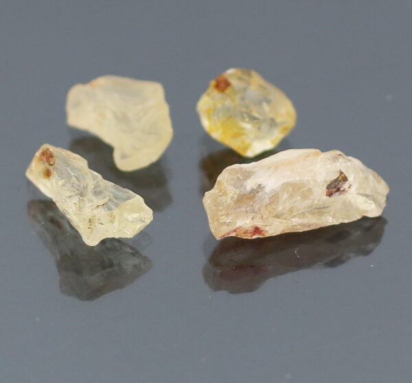 Untreated 9.92ct uncut Sunstone set