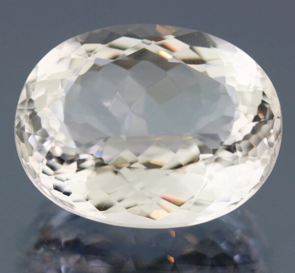 Excellent eye clean 24.47ct top gem grade diamond white Quartz