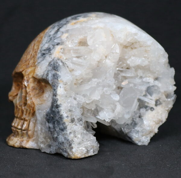 Dual faced 1,760ct Quartz Skull Carving