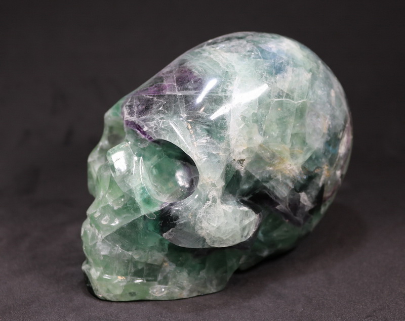 Heavy 8,940ct Purple and Green Fluorite Skull