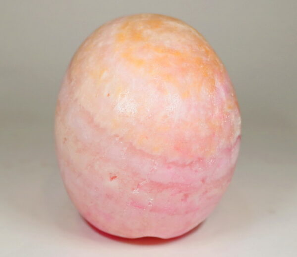 Bright! 5,715ct Pink Aragonite Skull Carving