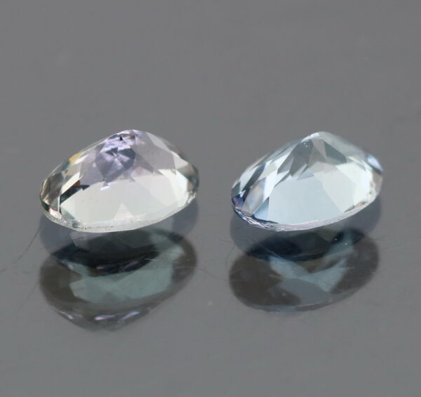 Superb 1.70ct VS blue violet Tanzanite pair