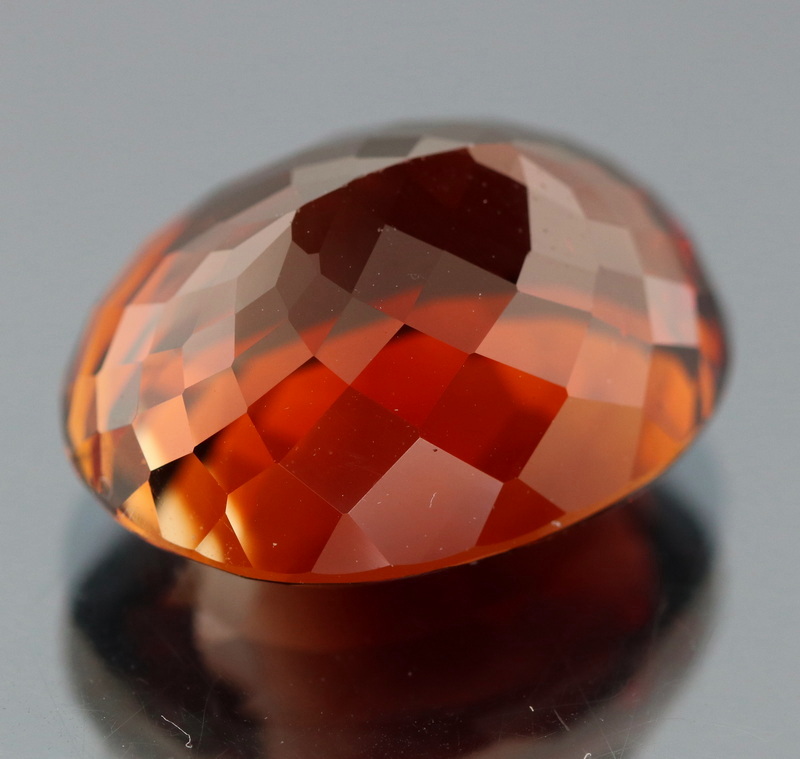 Deep coffee red! 23.74ct Imperial Topaz
