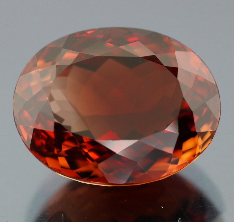 Deep coffee red! 23.74ct Imperial Topaz