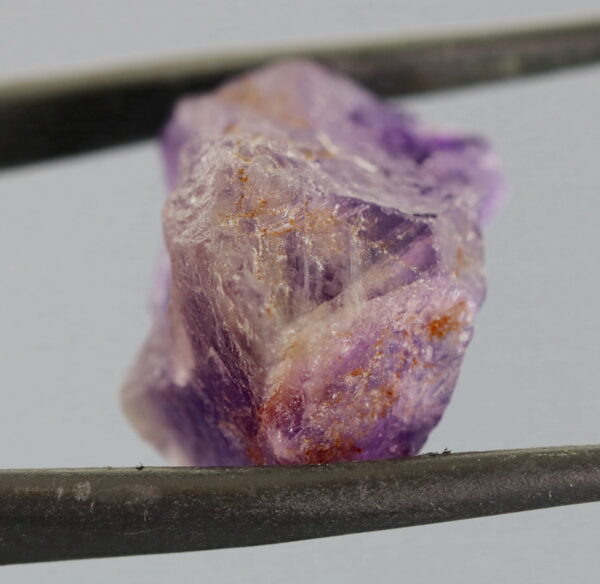 Superb 19.34ct rich violet uncut Amethyst