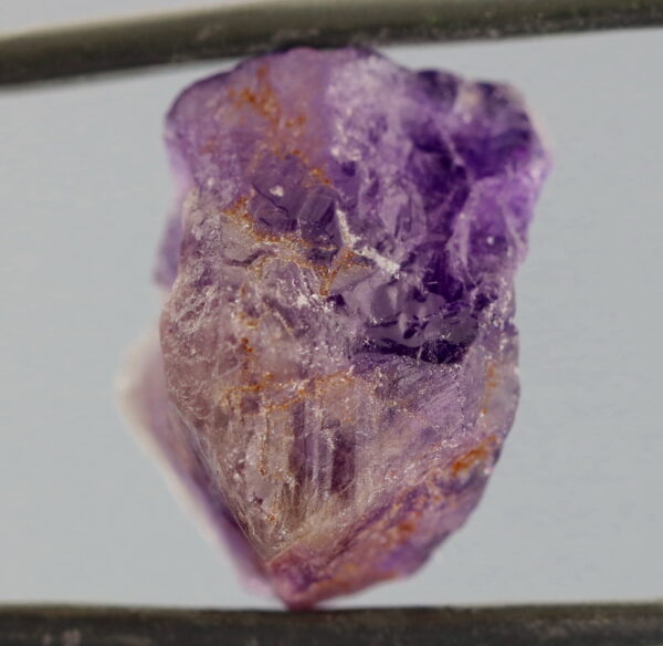Superb 19.34ct rich violet uncut Amethyst