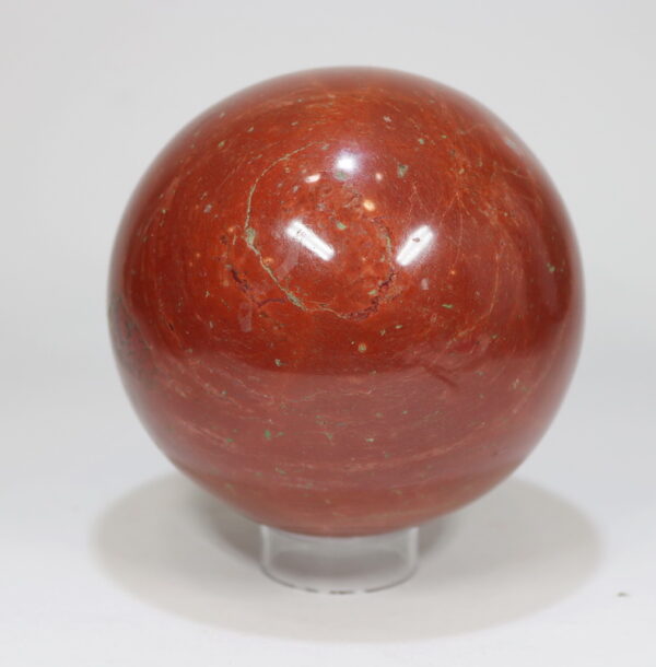 Attention grabbing 5,305ct Red Jasper sphere