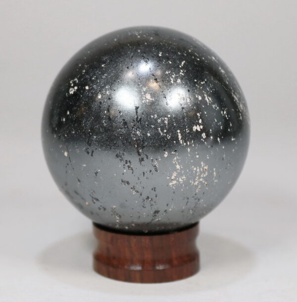 Metallic! 1,415ct Hematite sphere