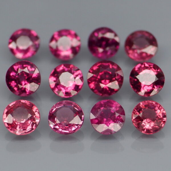 Beautiful 5.48ct cherry pink Rhodolite Garnet set