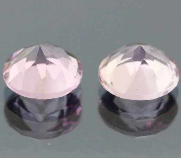 Excellent 6.59ct pink Amethyst pair