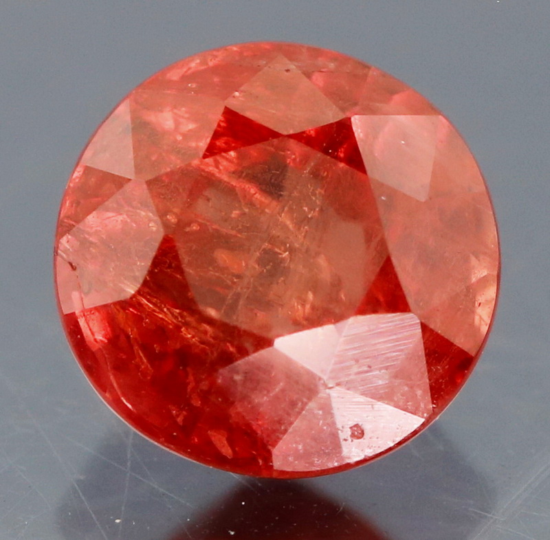 Gorgeous red orange 1.11ct Imperial Sapphire