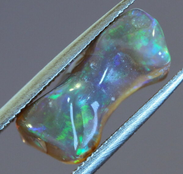 Marvelous collectors 2.42ct free form black Opal vein