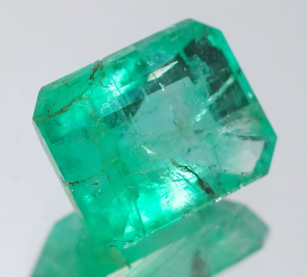 Stunning 1.15ct bright green Colombian emerald