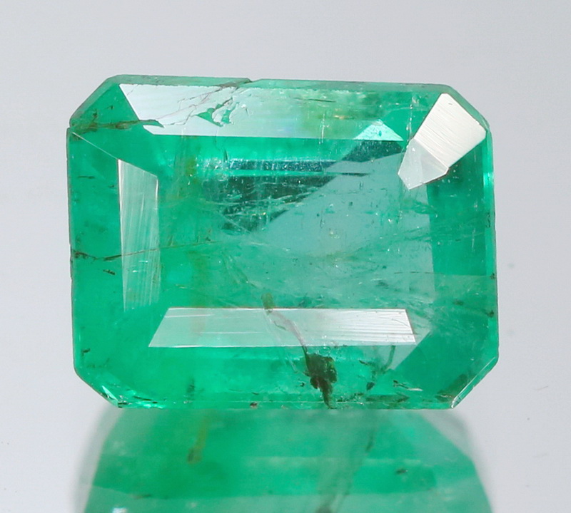 Stunning 1.15ct bright green Colombian emerald