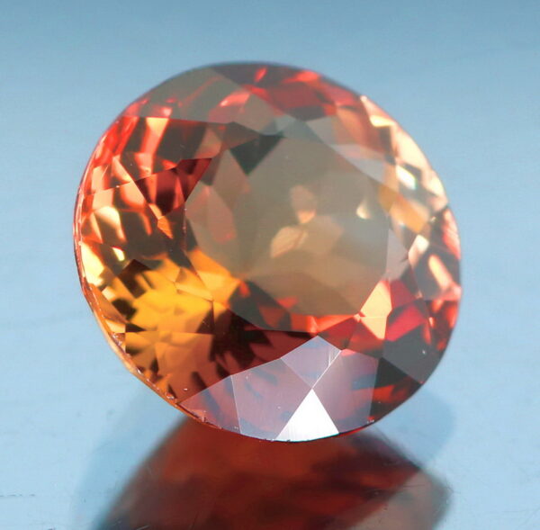 Simply ravishing 5.18ct Imperial Topaz solitaire