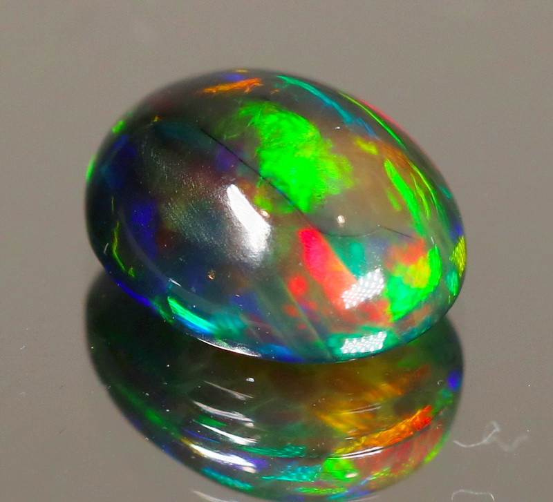 Awesome 2.52ct double sided Black Opal
