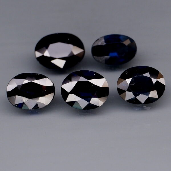 Heated Only! 3.16ct midnight blue Sapphire set