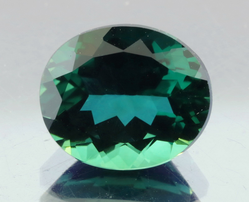 Crazy color in this 4.51ct green Amethyst!