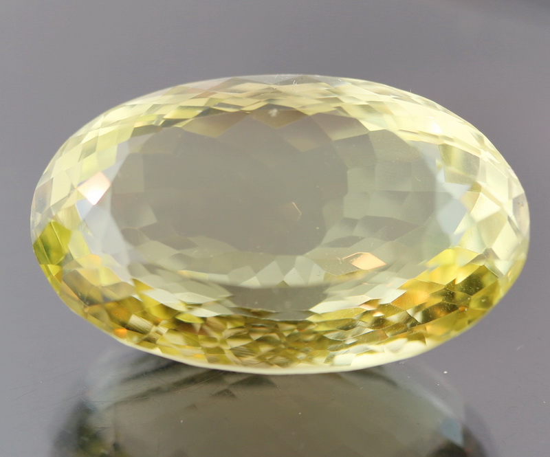 Colossal! 122.56ct oval cut Citrine