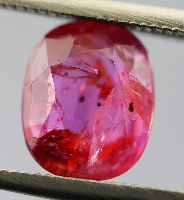 Pinkish red 1.48ct real untreated Sapphire