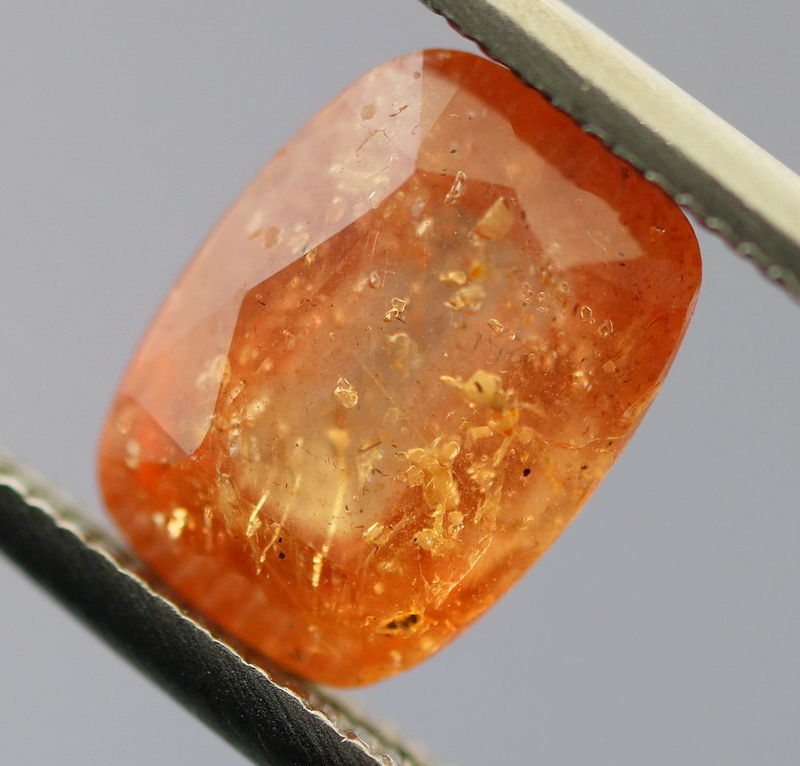 Holy smokes! It's a 2.12ct ORANGE Sapphire!