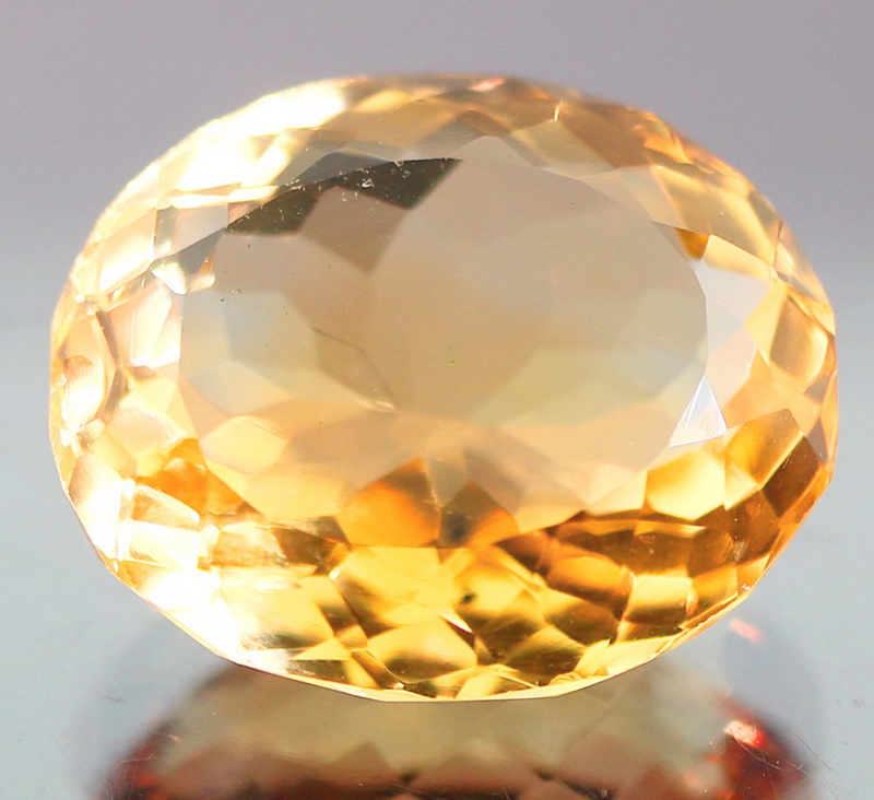 Dazzling! 10.41ct high fire Citrine!