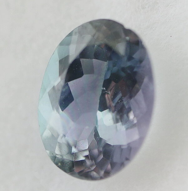 Glittering 1.03ct silvery blue Tanzanite